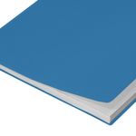 CUBIERTA PLASTICA CARTA CROMO AZUL MATE 25 JUEGOS ZEBRA C-605