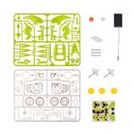 JUEGO KIT PARA ARMAR ROBOT SOLAR 4 EN 1, VERDE