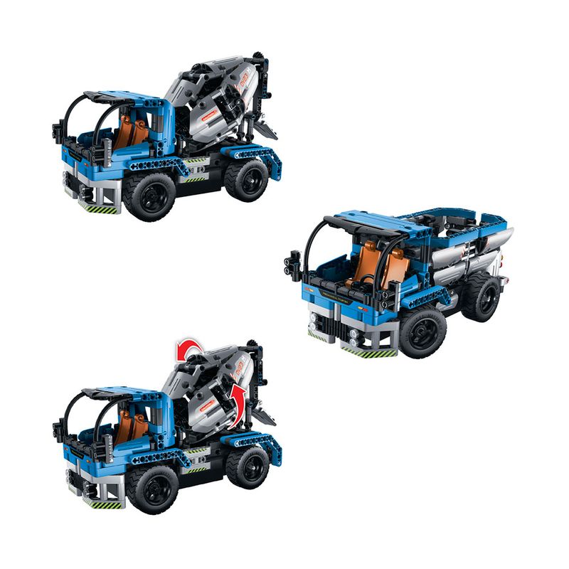 JUEGO KIT PARA ARMAR CAMION CON CONTROL REMOTO 2 EN 1