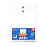 SOBRE BOLSA BLANCO CON RONDANA 115G OFICIO CON 25