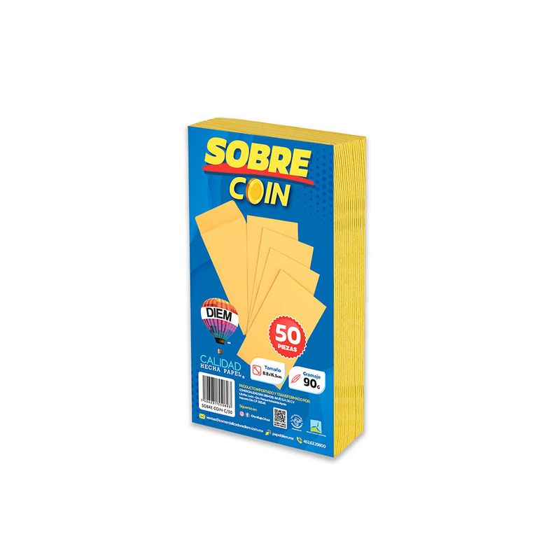 SOBRE BOLSA GOLDEN 90G COIN 5 CON 50