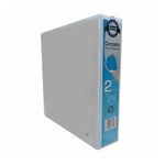 CARPETA ARILLO 2" D BLANCA CON VENTANA SAMSILL