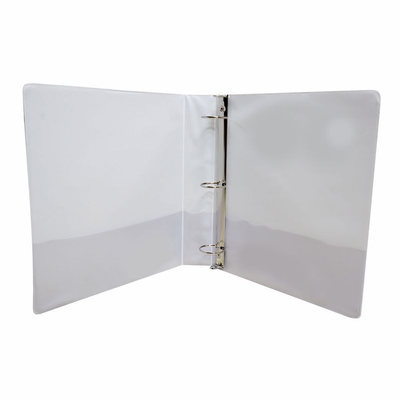 CARPETA ARILLO O 15" O BLANCA CON VENTANA SAMSILL