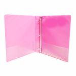 CARPETA ARILLO 1" O ROSA CON VENTANA OFIX