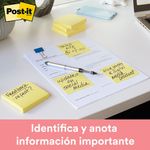 NOTAS ADHESIVAS 3x3 AMARILLO C/100H