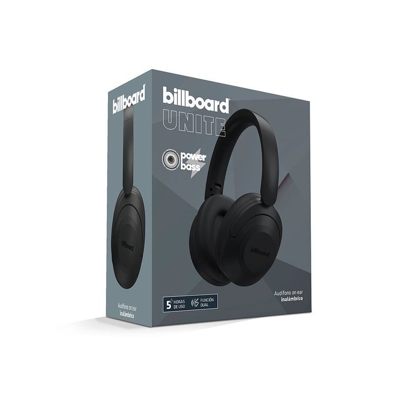 AUDIFONOS DIADEMA BLUETOOTH ON EAR UNITE GRIS