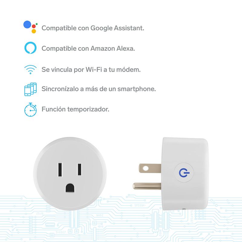 TOMACORRIENTE ENCENDIDO INALAMBRICO WIFI