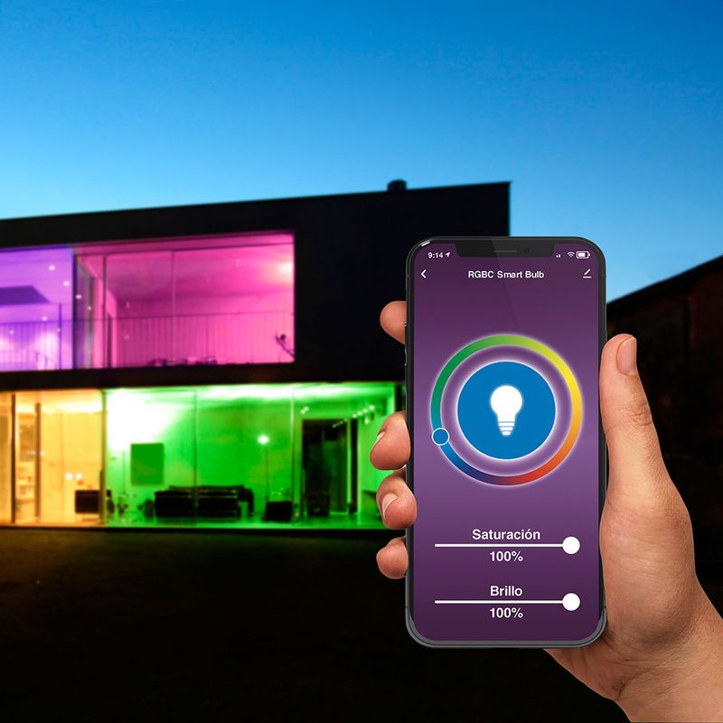 FOCO LED RGB CONTROLADO POR WIFI 7W