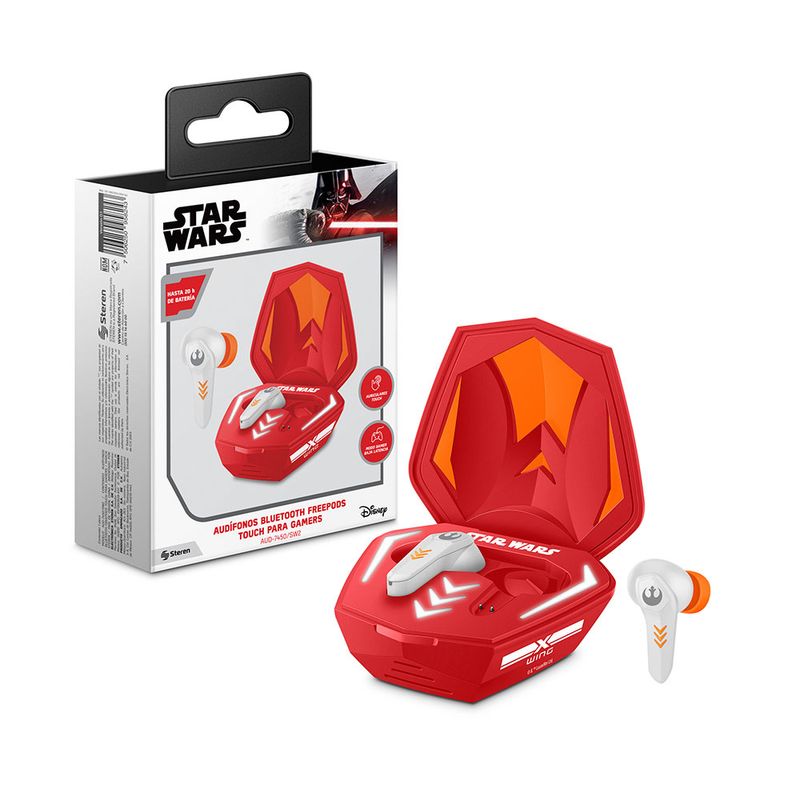 AUDIFONOS INALAMBRICOS BLUETOOTH FREEPODS TRUE WIRELESS FORTE STAR WARS