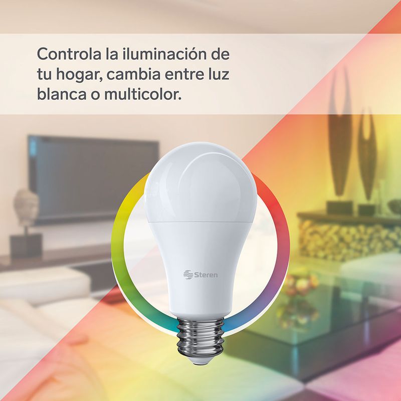 FOCO LED RGB CONTROLADO POR WIFI 7W