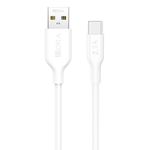 CABLE USB A USB TIPO C DE 2M, 1HORA, NEGRO