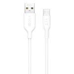 CABLE USB A MICRO USB DE 2M, 1HORA, NEGRO