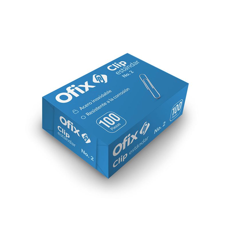 CLIP ESTANDAR OFIX #2 CON 100