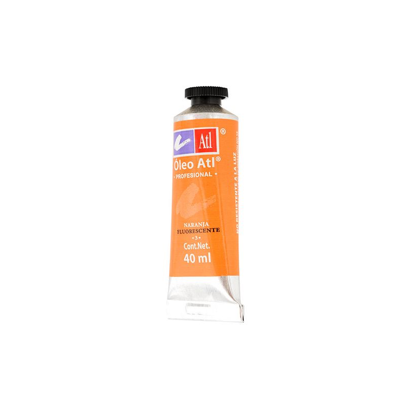 PINTURA PARA OLEO 40ML NARANJA FLUORESCENTE