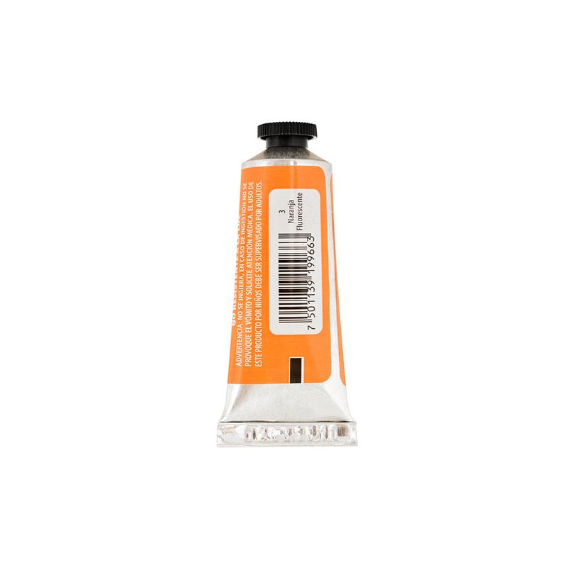 PINTURA PARA OLEO 40ML NARANJA FLUORESCENTE