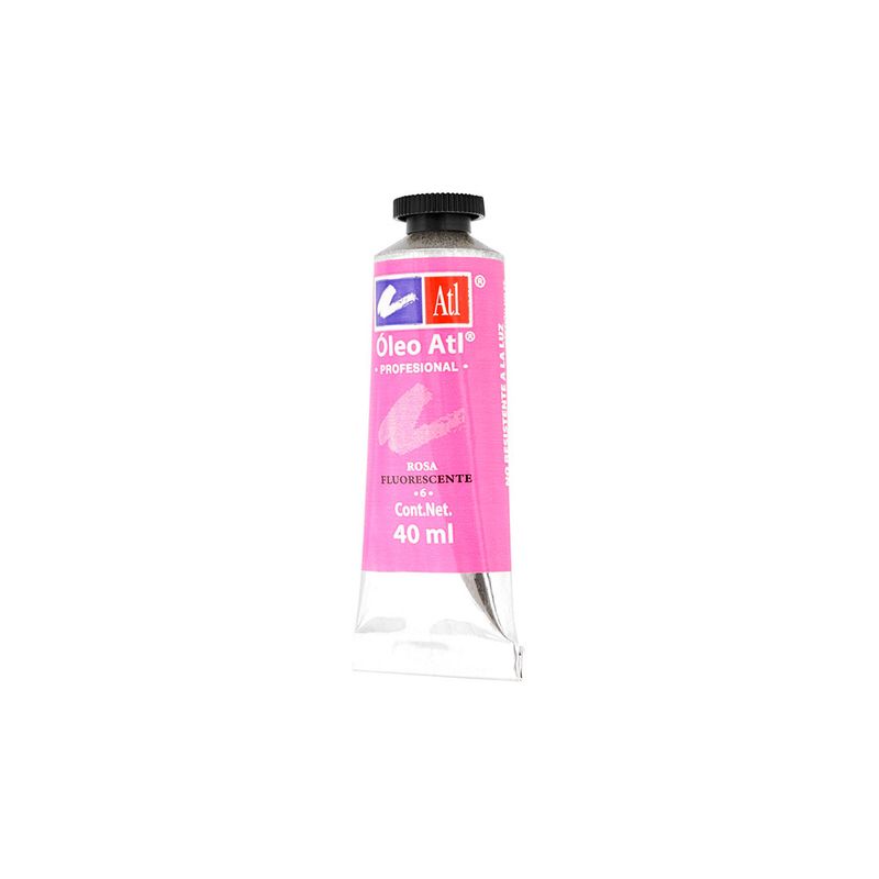 PINTURA PARA OLEO 40ML ROSA FLUORESCENTE