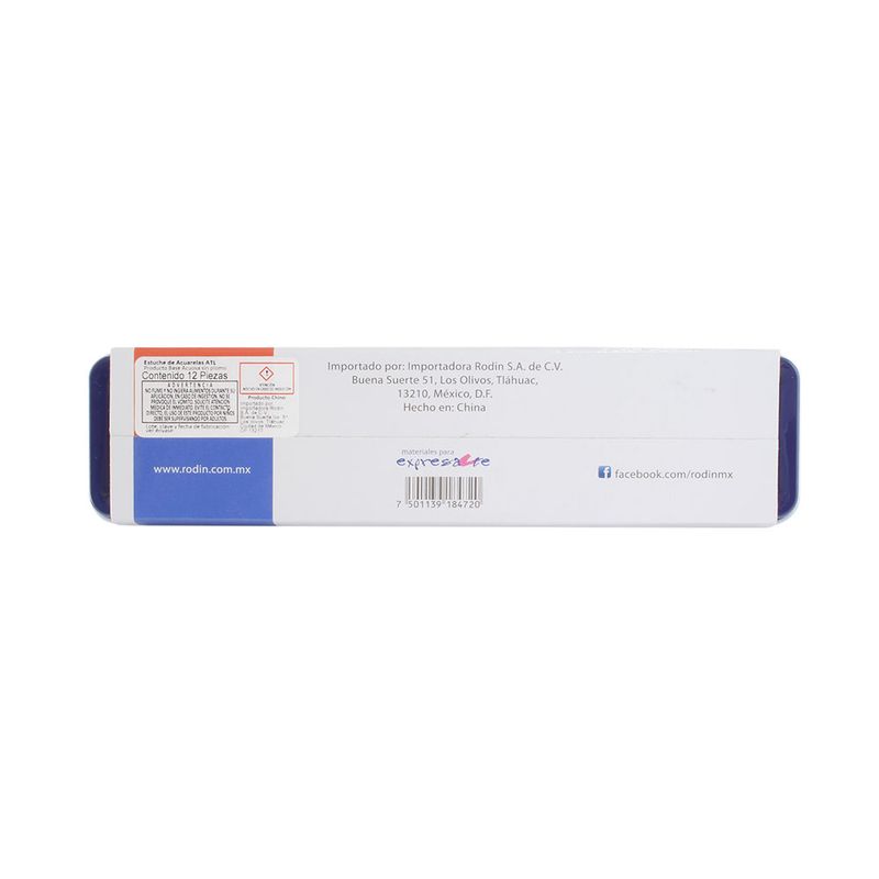 ESTUCHE ACUARELA CON 12 PASTILLAS