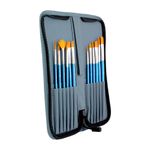 ESTUCHE DE 12 PINCELES SURTIDO AZUL RODART