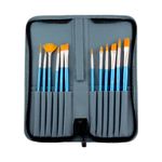 ESTUCHE DE 12 PINCELES SURTIDO AZUL RODART