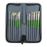 ESTUCHE DE 12 PINCELES SURTIDO VERDE RODART