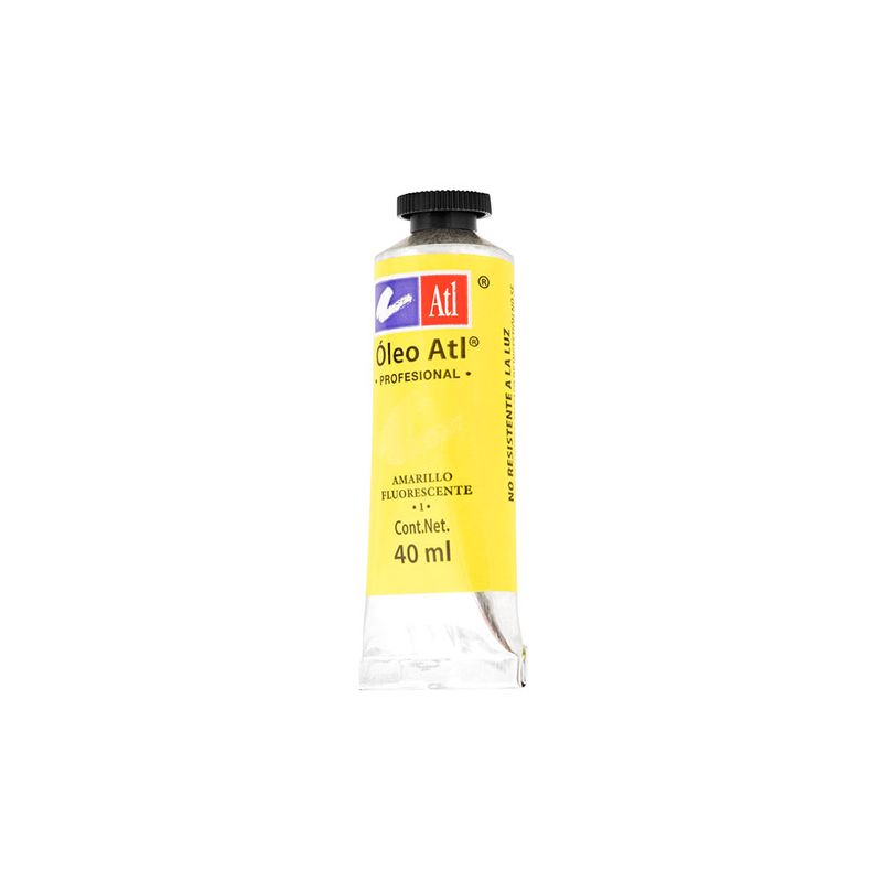 PINTURA PARA OLEO 40ML AMARILLO FLUORESCENTE