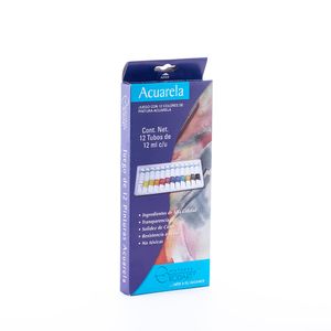 Pintura Acuarela Estuche Con 12 12947
