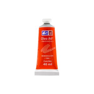 Pintura Para Oleo 40Ml Bermellon 206