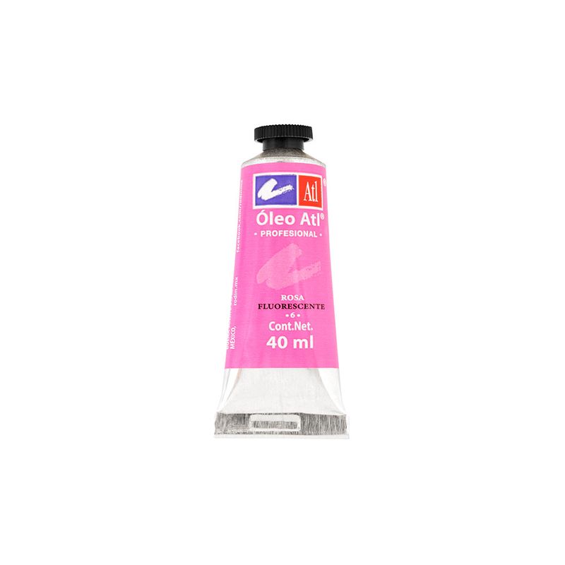 PINTURA PARA OLEO 40ML ROSA FLUORESCENTE