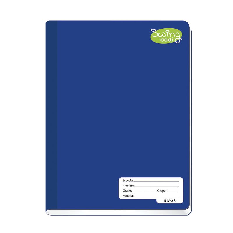 CUADERNO COSIDO PROFESIONAL 100H RAYAS SWING COSI