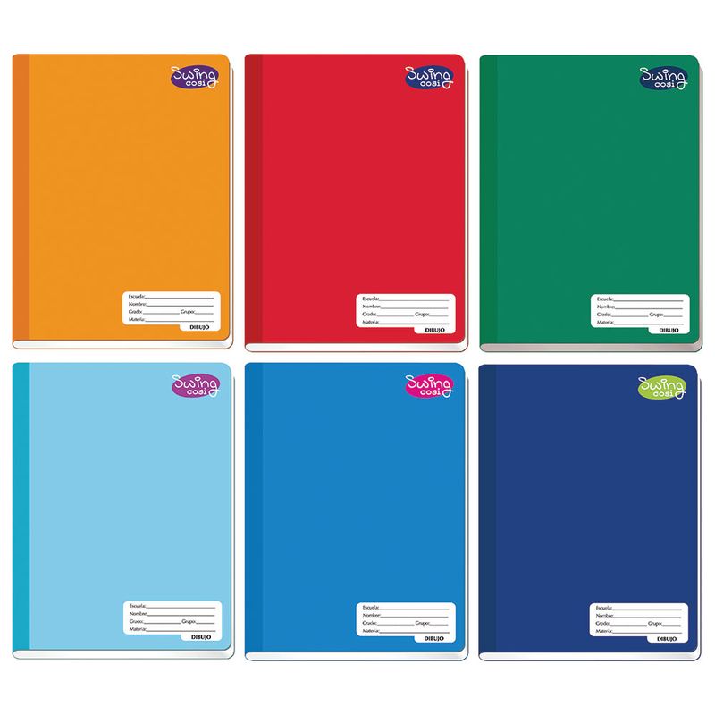 CUADERNO COSIDO PROFESIONAL 100H BLANCO SWING COSI