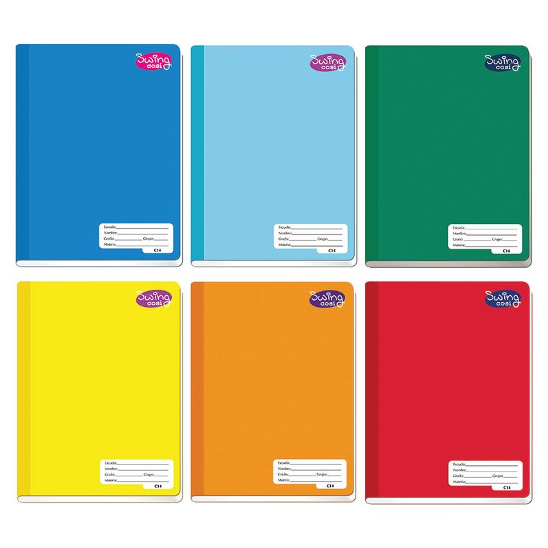CUADERNO COSIDO PROFESIONAL 100H C-14 SWING COSI