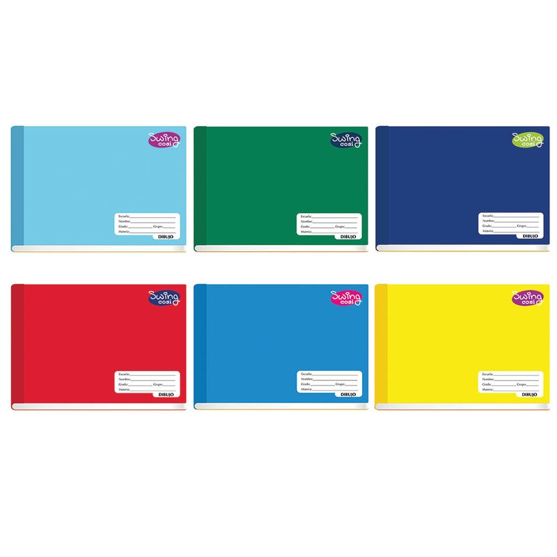 CUADERNO COSIDO ITAL 100H BLANCO SWING COSI
