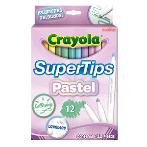 Marcador Delgado Colores Pastel Con 12 Crayola 58-7515