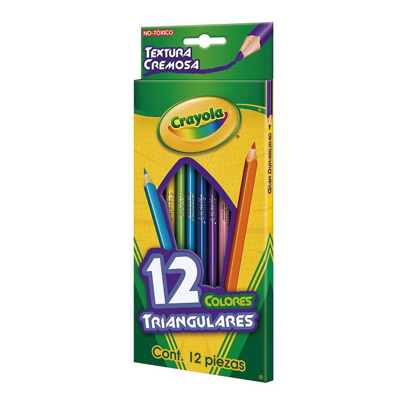 LAPICES DE COLOR 12-L TRIANGULAR CRAYOLA