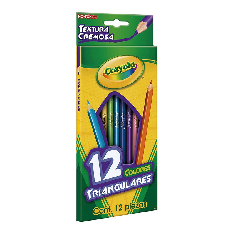 LAPICES DE COLOR 12-L TRIANGULAR CRAYOLA
