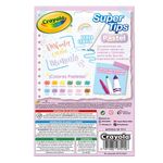 PLUMONES DELGADOS COLORES PASTEL CON 12 - CRAYOLA