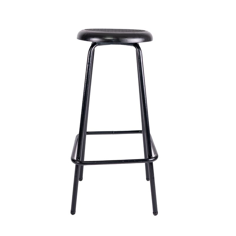 BANCO METALICO CON ASIENTO DE POLIPROPILNO NEBULA