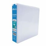 CARPETA ARILLO 2" D BLANCA CON VENTANA OFIX