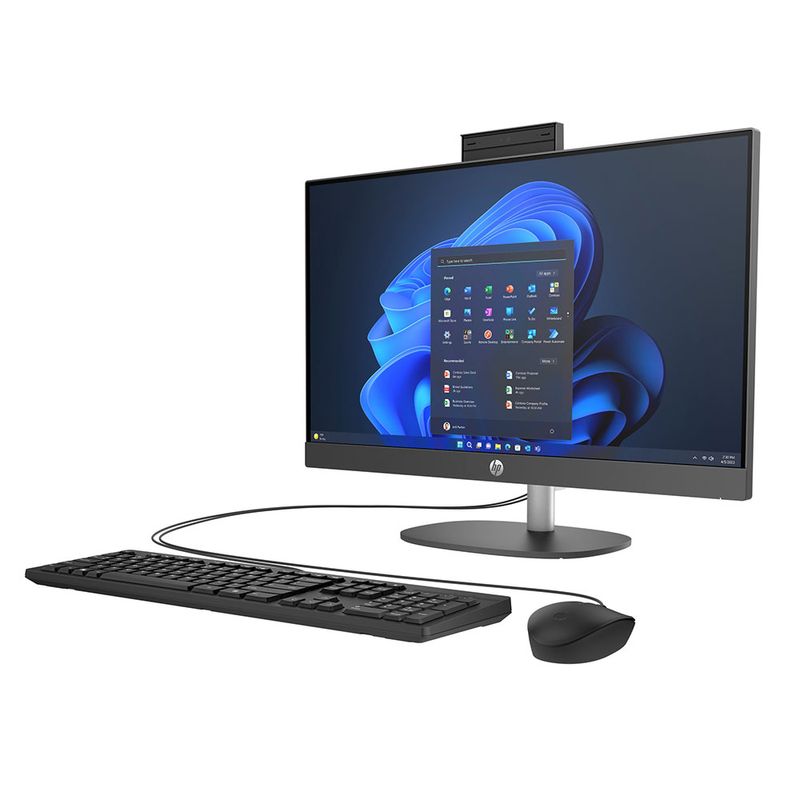 COMPUTADORA ALL IN ONE HP PRO ONE 245 G10, RYZEN 3-7320U, 8GB RAM, 256GB SSD, 238" FHD, WIN11HOME
