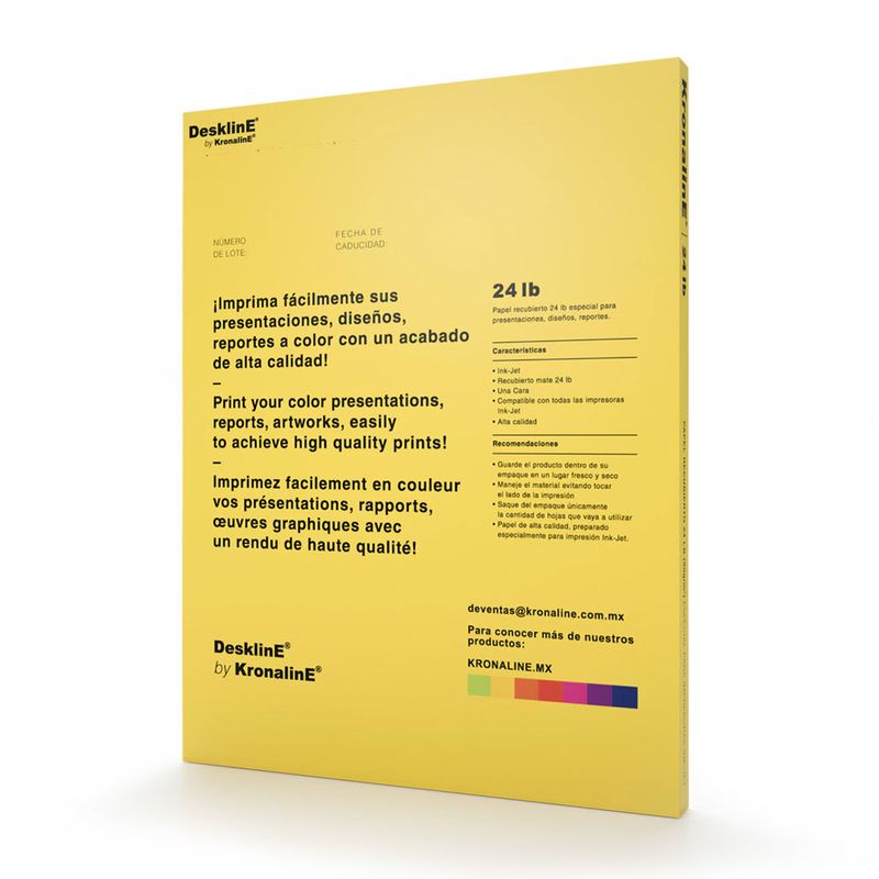 PAPEL RECUBIERTO ESPECIAL MATE 24LB C/100HJS