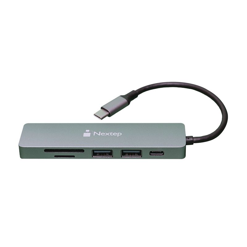 HUB 6 EN 1 USB TIPO C A USB 30/HDMI/LECTOR SD Y TF