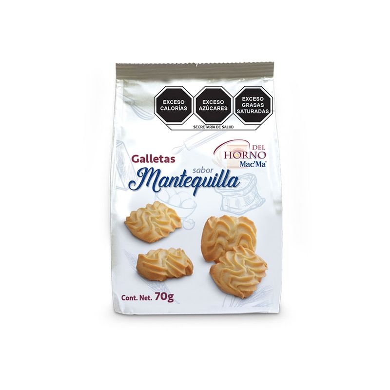GALLETA DEL HORNO MAC'MA MANTEQUILLA 70GRS