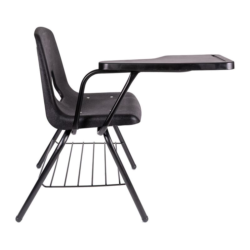 SILLA PUPITRE ESCOLAR C/PALETA PLASTICA C/PARRILLA