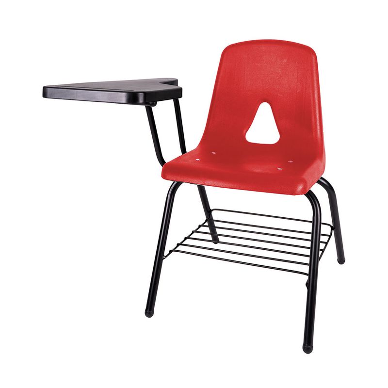 SILLA PUPITRE ESCOLAR C/PALETA PLASTICA C/PARRILLA