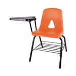 SILLA PUPITRE ESCOLAR C/PALETA PLASTICA C/PARRILLA