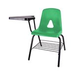 SILLA PUPITRE ESCOLAR C/PALETA PLASTICA C/PARRILLA