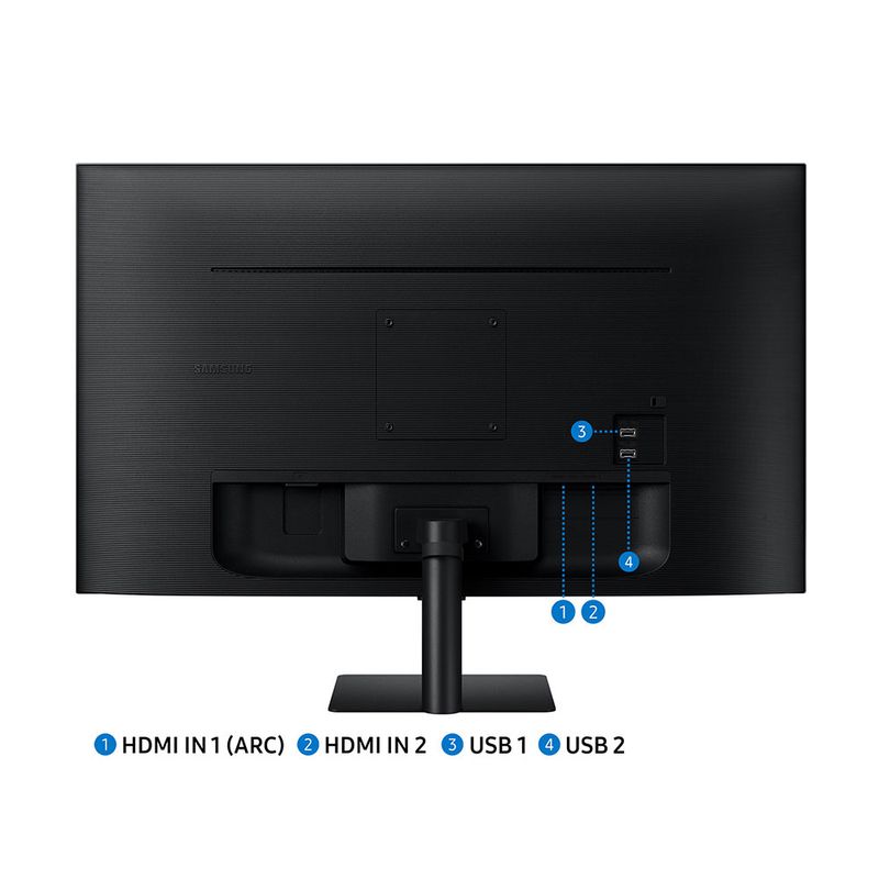 MONITOR LED SAMSUNG SMART M5 32" WIDESCREEN, RESOLUCION 1920 X 1080