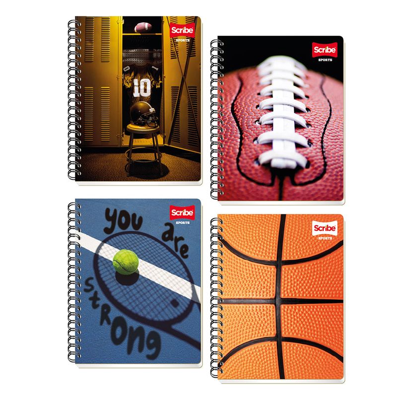 CUADERNO PROFESIONAL 100H RAYAS SPORTS