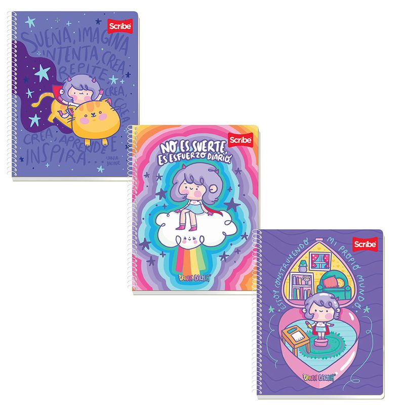 CUADERNO PROFESIONAL 90H C-7 SUPER GIRL