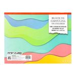 BLOCK CARTULINA CARTA COLORES SURTIDOS C/24HJS FIRST CLASS